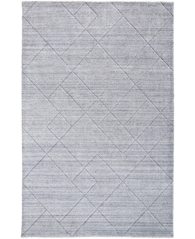 Simply Woven Redford R8848 5' X 8' Area Rug In Blue