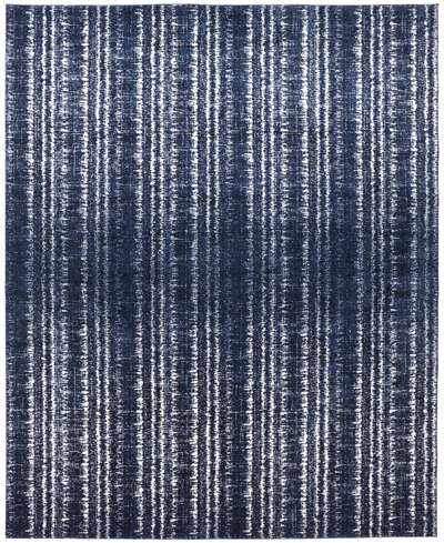 Simply Woven Joshi Jos3425 5' X 8' Area Rug In Blue,ivory