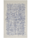 Simply Woven Fergus Fer8630 2' X 3' Area Rug In Ivory/blue