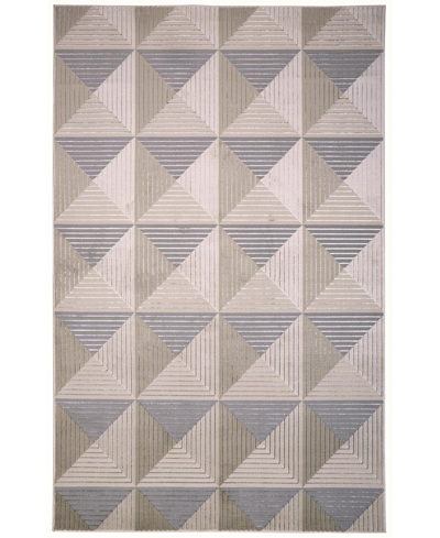 Simply Woven Micah R3044 1'8" X 2'10" Area Rug In Gray