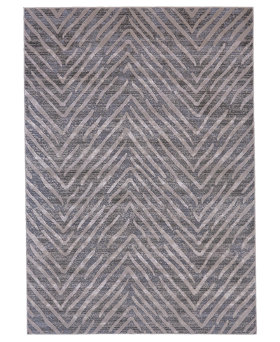 Simply Woven Waldor R3968 5' X 8' Area Rug In Gray