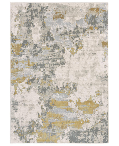 Simply Woven Nook Noo3970 5' X 8' Area Rug In Ivory,gold-tone