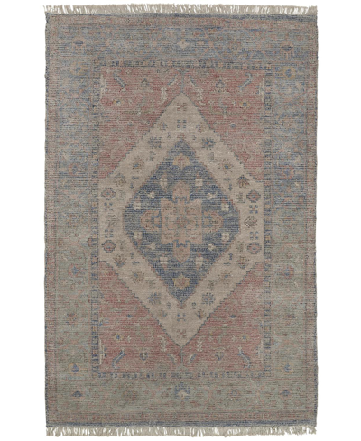 Simply Woven Caldwell R8127 5' X 7'6" Area Rug In Blue
