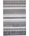 Simply Woven Legacy R6576 5'6" X 8'6" Area Rug In Gray