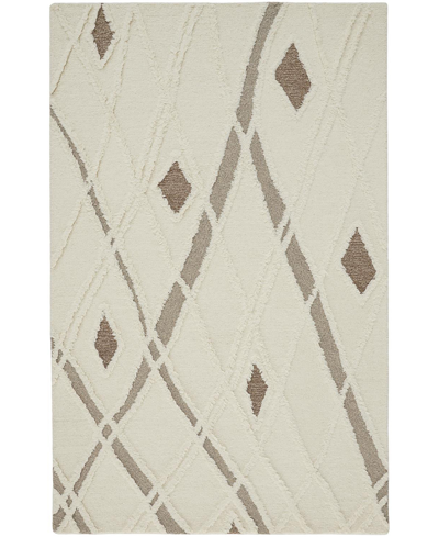 Simply Woven Anica R8008 5' X 8' Area Rug In Ivory