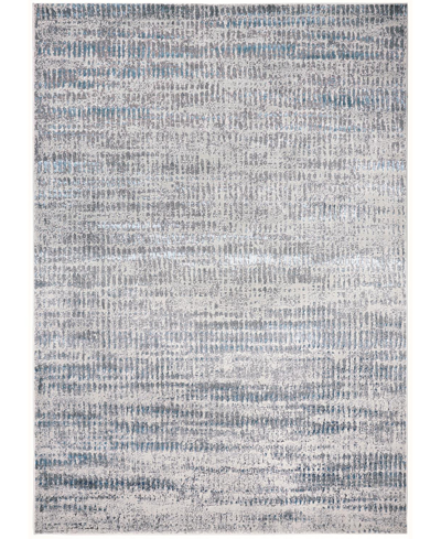 Simply Woven Azure R3402 6'7" X 9'6" Area Rug In Ivory