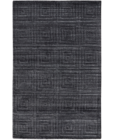 Simply Woven Redford R8670 2' X 3' Area Rug In Charcoal