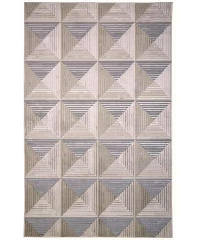 Simply Woven Micah R3044 5' X 8' Area Rug In Gray