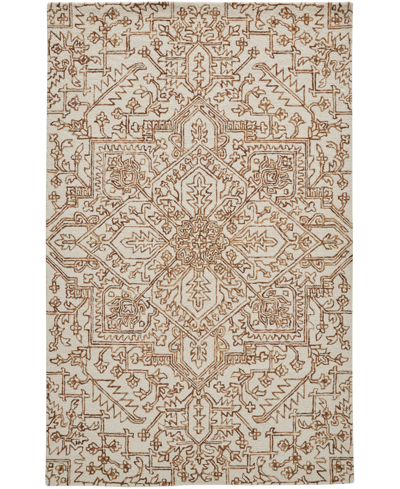 Simply Woven Belfort R8778 2' X 3' Area Rug In Brown