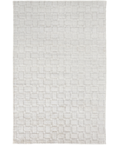 Simply Woven Redford R8669 3'6" X 5'6" Area Rug In White