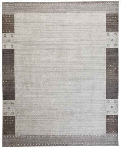 Simply Woven Legacy R6575 3'6" X 5'6" Area Rug In Gray