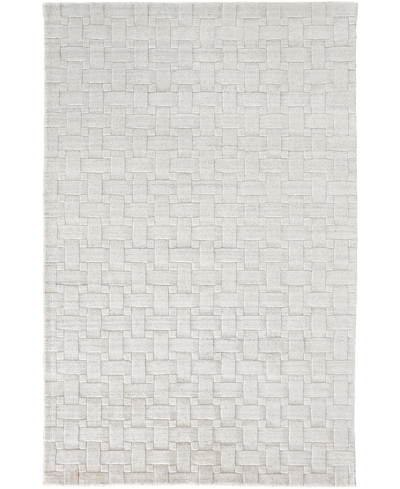 Simply Woven Redford R8669 5' X 8' Area Rug In White