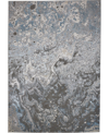 Simply Woven Azure R3405 5' X 8' Area Rug In Silver-tone