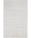 Simply Woven Redford R8669 2' X 3' Area Rug In White
