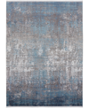Simply Woven Assen Ase39fw 2'2" X 3'2" Area Rug In Blue/gray