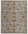 Simply Woven Bueler Bue8838 5' X 8' Area Rug In Gray/gold-tone