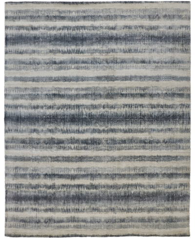 Simply Woven Parvati Par8824 2' X 3' Area Rug In Blue,gray