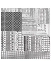 Gabriele Pasini Silk Printed Foulard In White