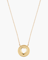 Elizabeth Moore Women's 14k Yellow Gold & Mother-of-pearl Heart Pendant Necklace