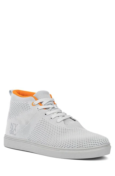 New York And Company Men's Hill High Top Sneakers Men's Shoes In Grey