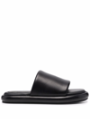 Proenza Schouler Women's  Black Leather Sandals