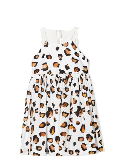 Mimisol Babies' Dress With Print In Brown