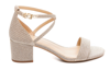 Michael Michael Kors Serena Open-toe Sandals In Gold