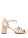 SARAH CHOFAKIAN CHAMONIX LEATHER SANDALS