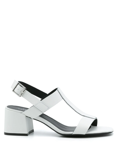 Studio Chofakian Studio 107 65mm Leather Sandals In White