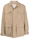 Woolrich Crew Field Cotton Jacket In Brown