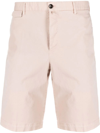 Pt Torino Straight-leg Chino Shorts In Beige