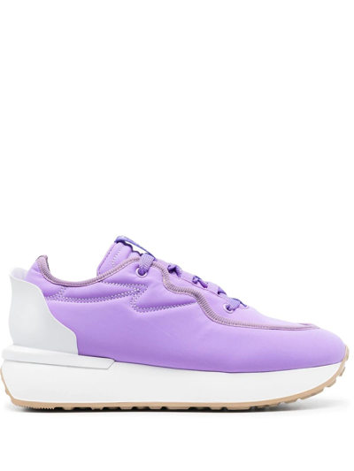 Le Silla Petalo Chunky Sole Trainers In Purple