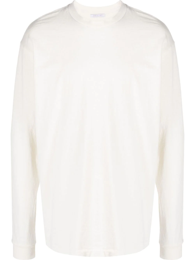 John Elliott Round Neck Long-sleeved T-shirt In Neutrals