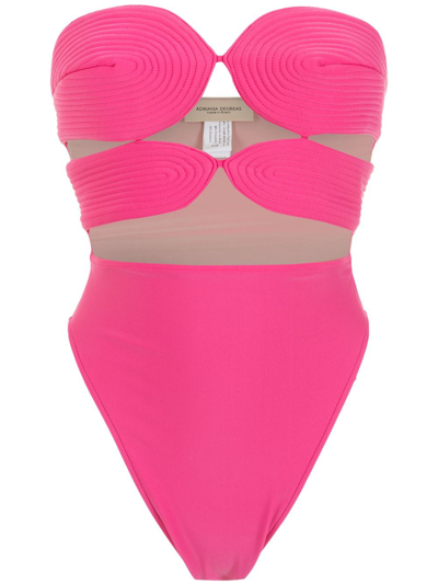 Adriana Degreas Cut-out Detail Swimsuit In Pink