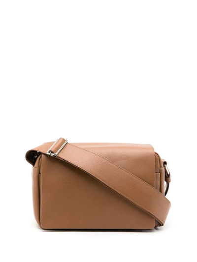 Sarah Chofakian Debby Crossbody Bag In Brown