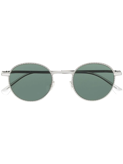 Mykita Round Frame Sunglasses In Silber