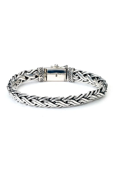 Samuel B. Sterling Silver Woven Chain Bracelet