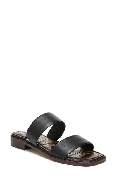 Sam Edelman Haydee Womens Padded Insole Slide Sandals In Black