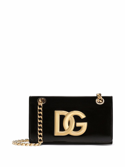 Dolce & Gabbana Logo Mini Bag In Black
