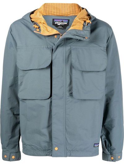 Patagonia Recycled Light-weight Jacket In Blue