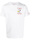 Mc2 Saint Barth X Peanuts™ Snoopy Padel Club T-shirt In White