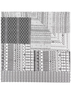 Gabriele Pasini Silk Printed Foulard In Weiss