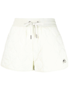 Moose Knuckles Double Layred Quilted Laguna Shorts In Grün