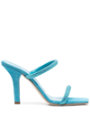 Paris Texas Holly Linda Embellished Mules In Blau
