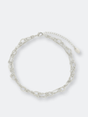 Sterling Forever Radella Anklet In Silver