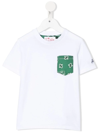 Mc2 Saint Barth Teen Paisley-print T-shirt In White