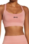 Victoria Beckham Seamless Sports Bra In Sandyrose