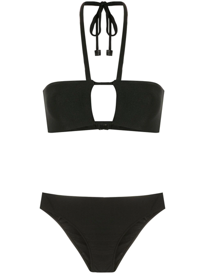 Adriana Degreas Cut-out Detail Bikini In Black