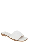 Bcbg Lindy Slide Sandal In Bright White