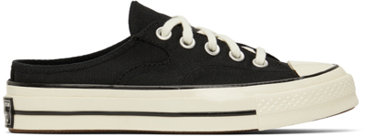 Converse Chuck 70 Ox Mule Canvas Sneakers In Black